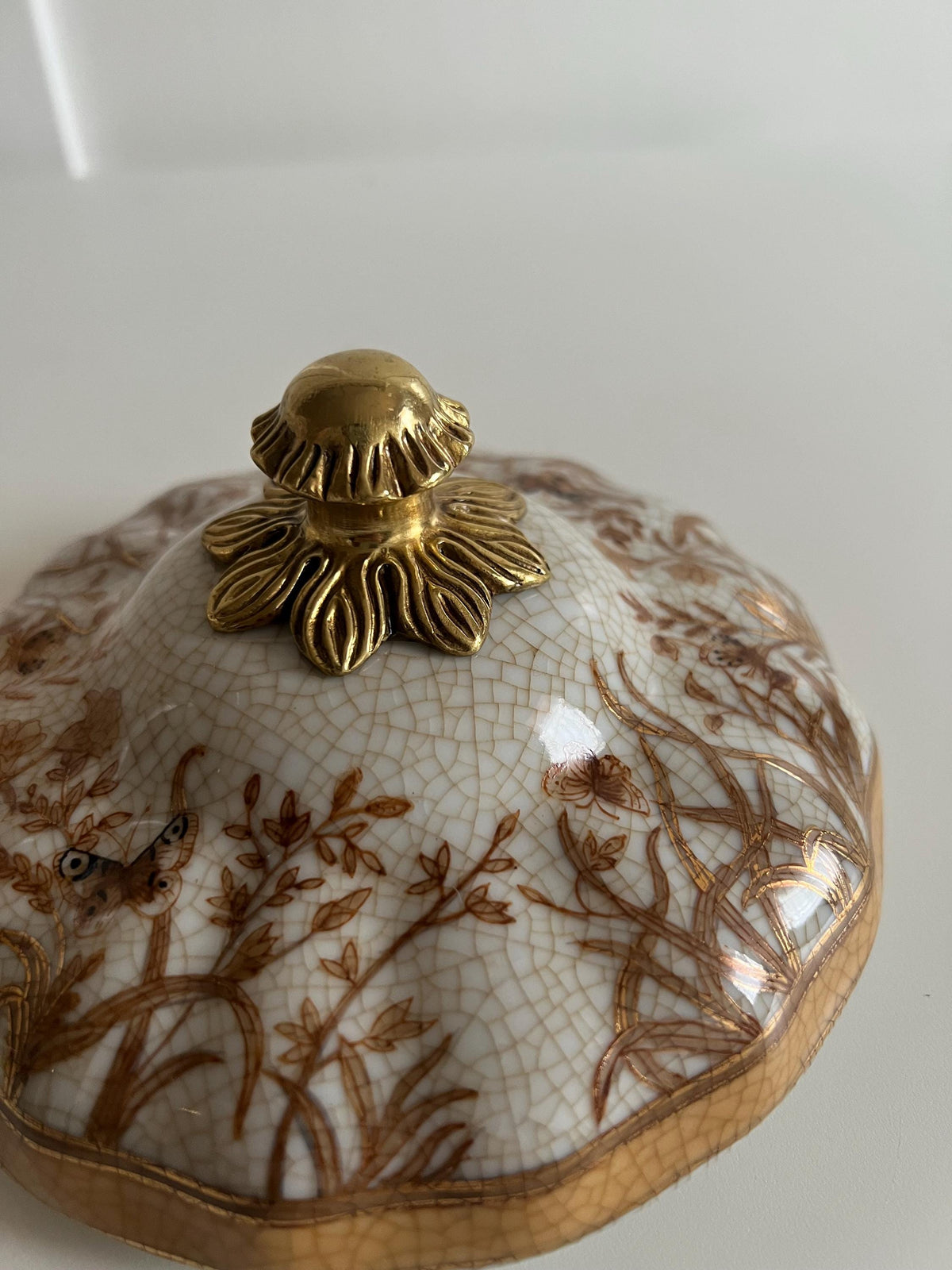 Butterfly Garden Hand-Painted Keepsake Jar