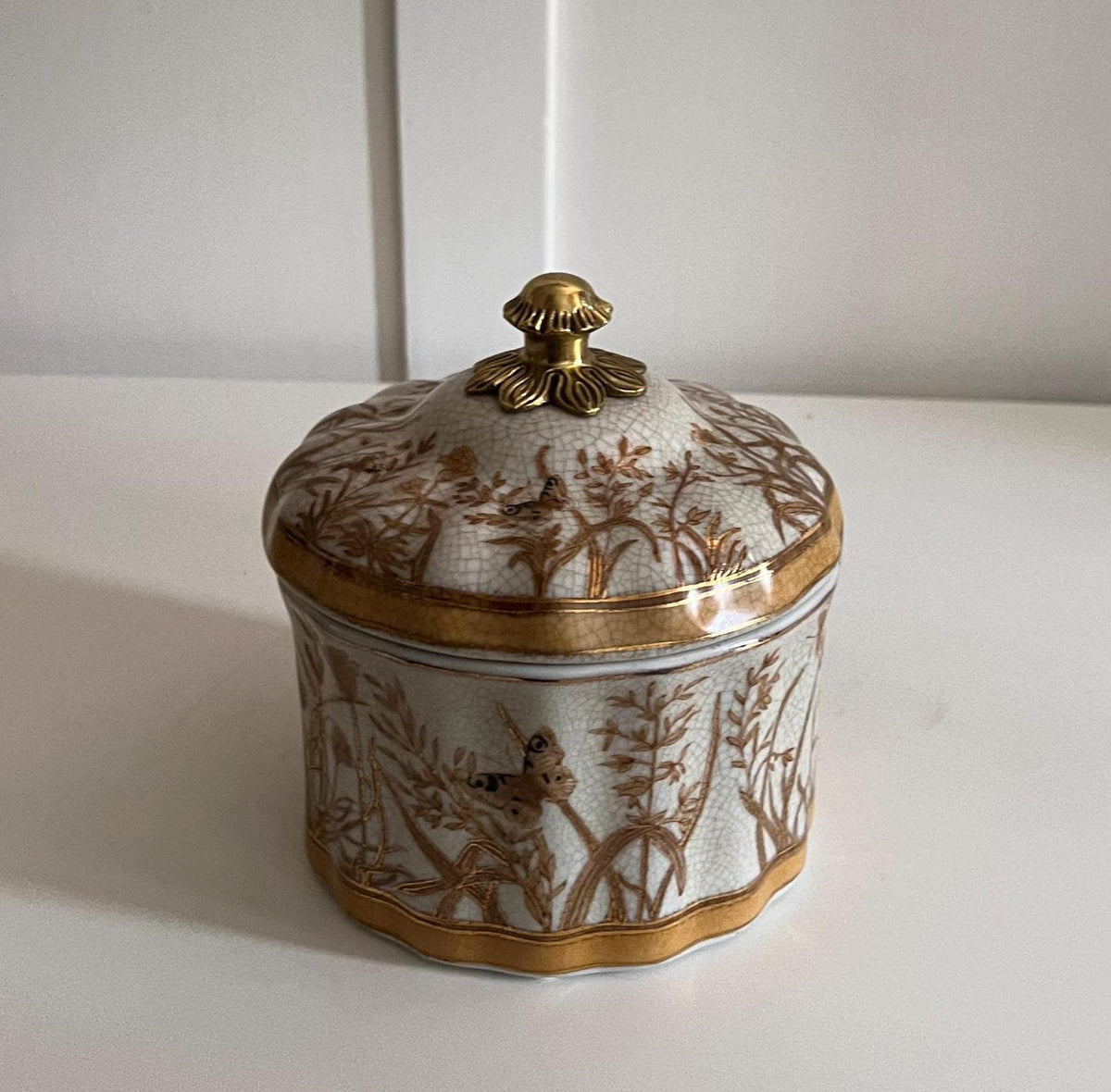 Butterfly Garden Hand-Painted Keepsake Jar